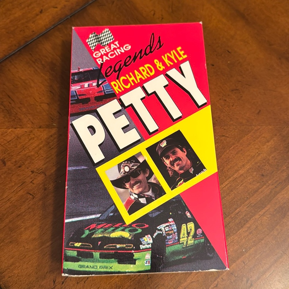 2/$5 Great Racing Legends Petty Racing VHS